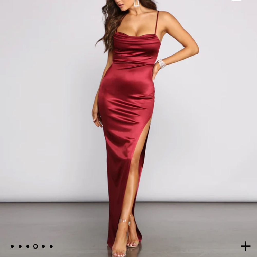Lol High Slit Windsor Dress